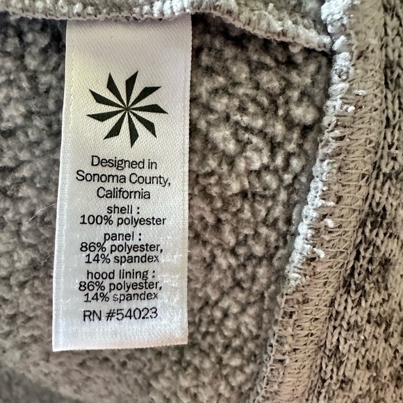 Athleta Womens Cya Stronger Long Jacket Full Zip Hoodie Gray Heathered M EUC - Picture 6 of 8